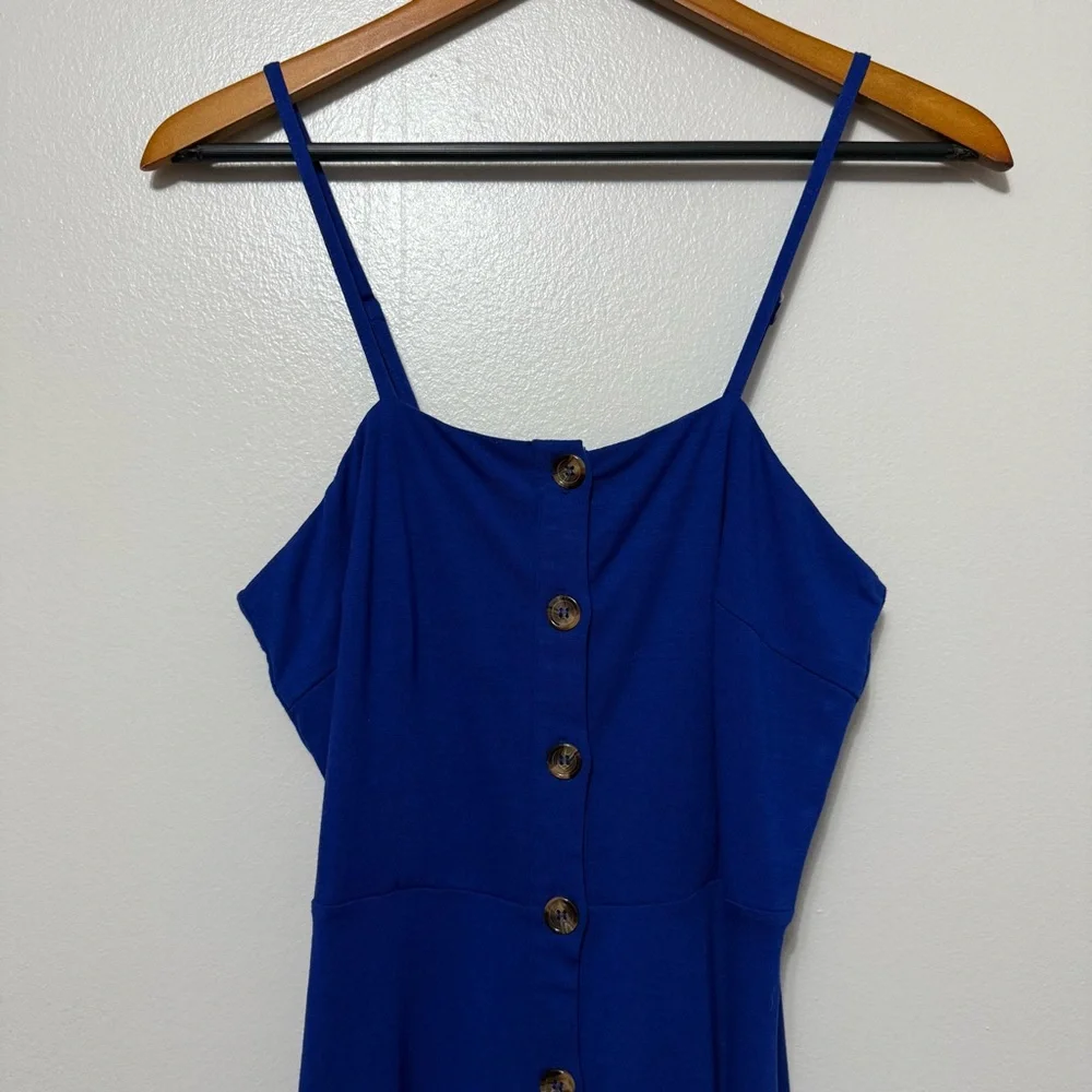 Berydress Casual Beach Summer Button Down Midi Sundress Women’s Small - Picture 5 of 10